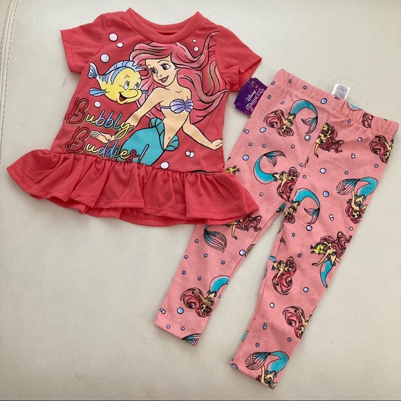 Disney Other - Disney Ariel cute leggings set 2145